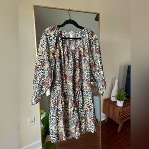 H&M Long Sleeve Floral Dress